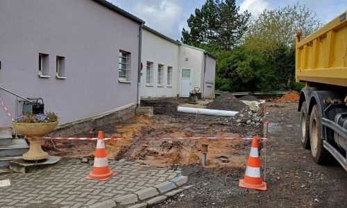 Travaux d'aménagement de la rue de la Croix Travaux d'aménagement de la rue de la Croix