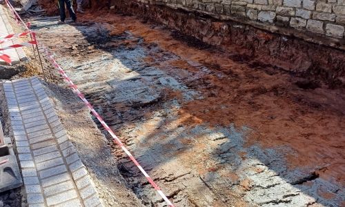 Travaux d'aménagement de la rue de la Croix Travaux d'aménagement de la rue de la Croix