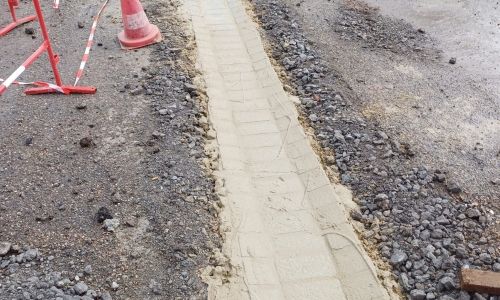 Travaux d'aménagement de la rue de la Croix Travaux d'aménagement de la rue de la Croix