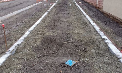 Travaux d'aménagement de la rue de la Croix Travaux d'aménagement de la rue de la Croix