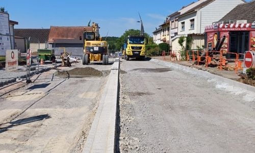 Les travaux de la rue de la Croix se poursuivent