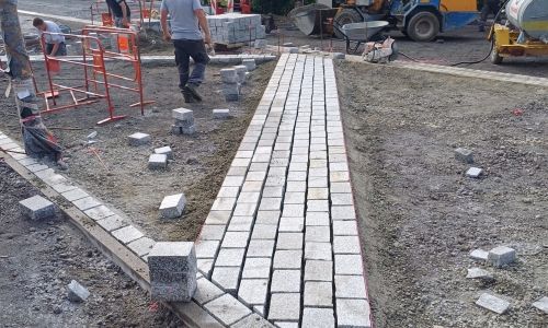 Les travaux de la rue de la Croix se poursuivent