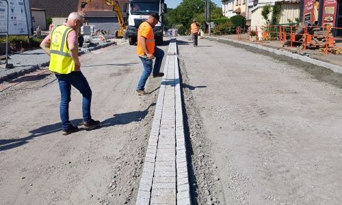 Les travaux de la rue de la Croix se poursuivent