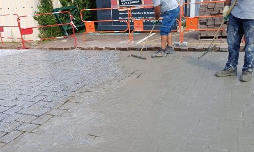 Les travaux de la rue de la Croix se poursuivent