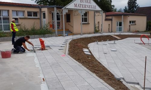 Les travaux de la rue de la Croix se poursuivent