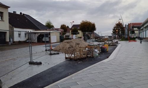 Rue de la Croix, suite de chantier