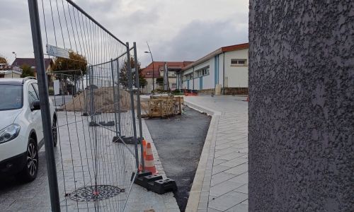 Rue de la Croix, suite de chantier