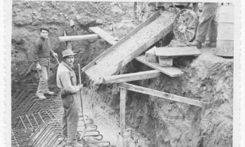 Construction de l'église