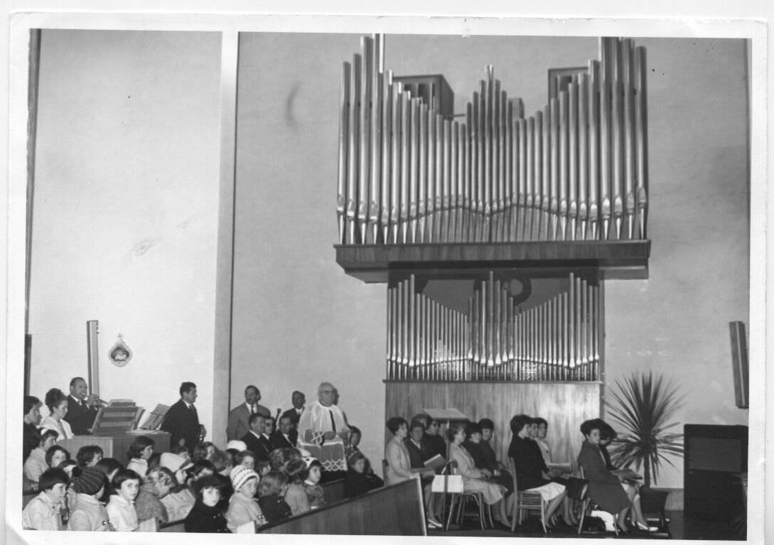 Inauguration de l'orgue de l'église actuelle