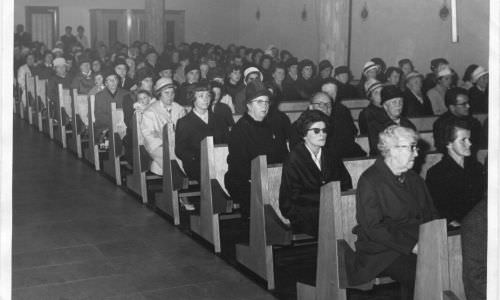 Inauguration de l'orgue de l'église actuelle