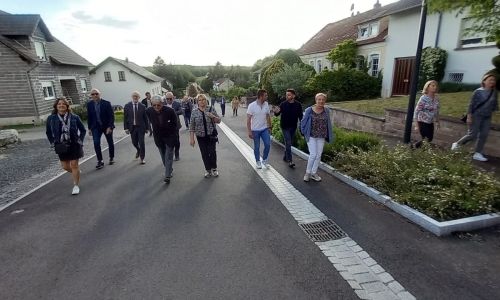 INAUGURATION DE LA RUE DE LA CROIX