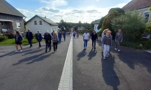 INAUGURATION DE LA RUE DE LA CROIX