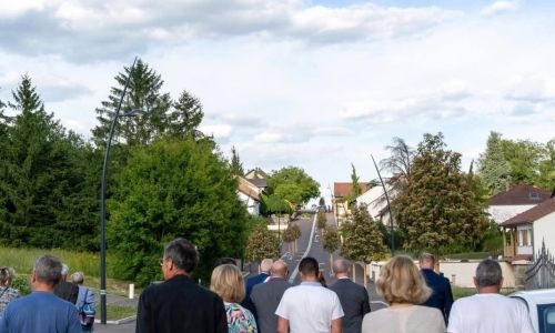 INAUGURATION DE LA RUE DE LA CROIX