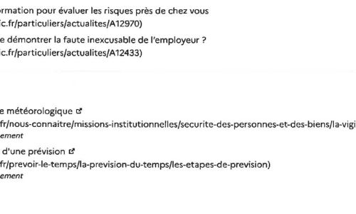 COMPRENDRE LES NIVEAUX DE VIGILANCE EN CAS D'ALERTE METEO