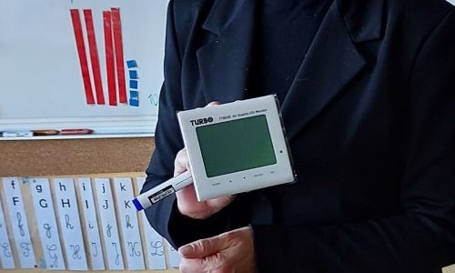 Capteurs de CO2 dans les écoles