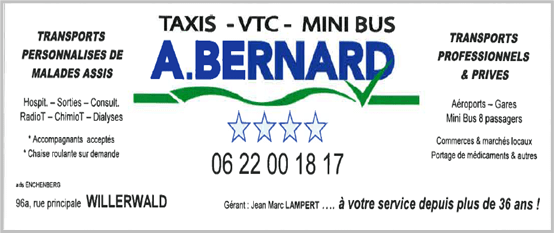 Taxis VTC Minibus A. BERNARD