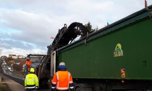 Travaux d’enrobés sur la RD 661 (2021)