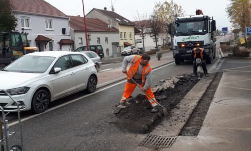 Travaux d’enrobés sur la RD 661 (2021)