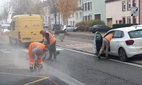 Travaux d’enrobés sur la RD 661 (2021)