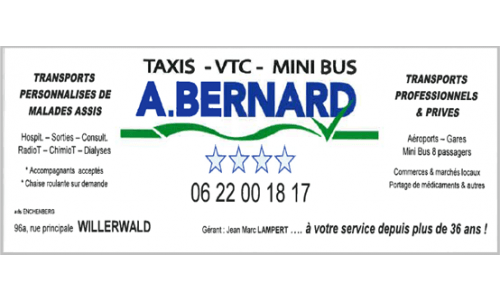 Taxis VTC Minibus A. BERNARD
