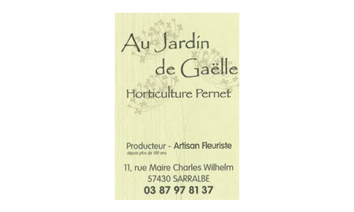 AU JARDIN DE GAELLE - HORTICULTURE PERNET